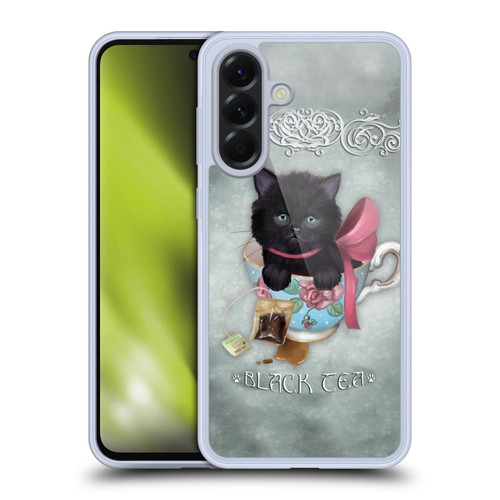 Ash Evans Black Cats Tea Soft Gel Case for Samsung Galaxy A56 5G