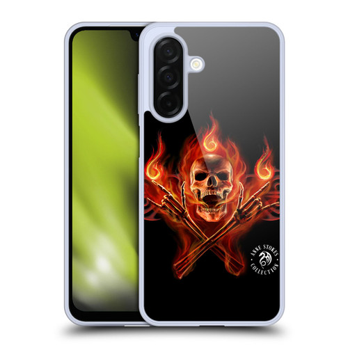 Anne Stokes Fire Tribal Hell Skull Soft Gel Case for Samsung Galaxy A26 5G