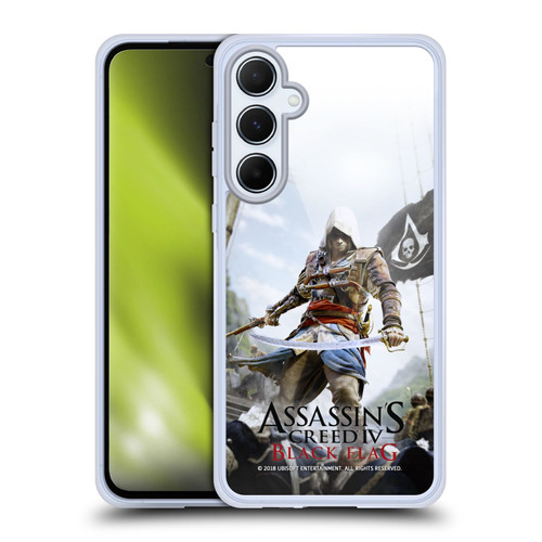 Assassin's Creed Black Flag Key Art Edward Sword Soft Gel Case for Samsung Galaxy A55 5G
