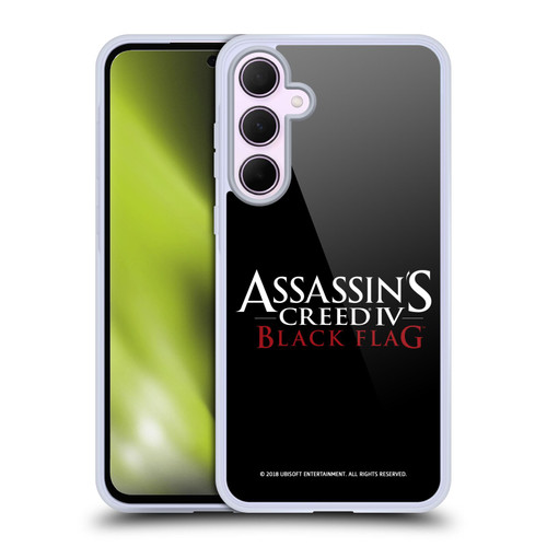 Assassin's Creed Black Flag Logos White And Red Soft Gel Case for Samsung Galaxy A35 5G