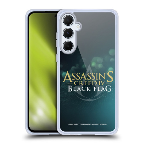 Assassin's Creed Black Flag Logos Gold And White Soft Gel Case for Samsung Galaxy A55 5G