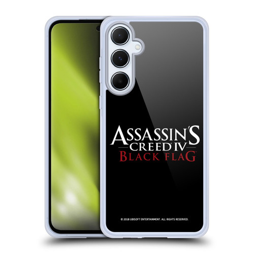 Assassin's Creed Black Flag Logos White And Red Soft Gel Case for Samsung Galaxy A55 5G