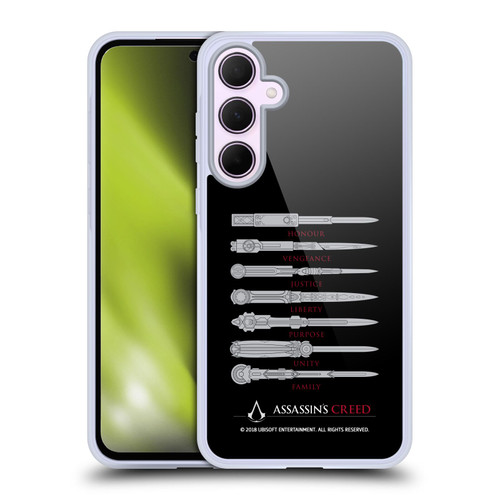 Assassin's Creed Legacy Typography Blades Soft Gel Case for Samsung Galaxy A35 5G