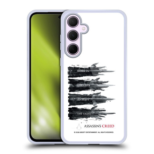 Assassin's Creed Legacy Typography Hidden Blades Soft Gel Case for Samsung Galaxy A35 5G