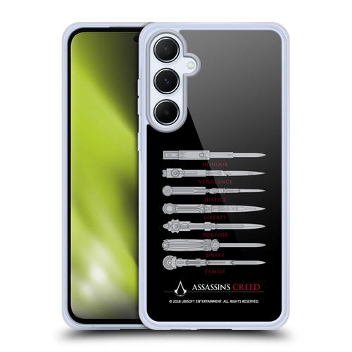 Assassin's Creed Legacy Typography Blades Soft Gel Case for Samsung Galaxy A55 5G