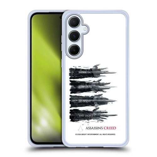 Assassin's Creed Legacy Typography Hidden Blades Soft Gel Case for Samsung Galaxy A55 5G