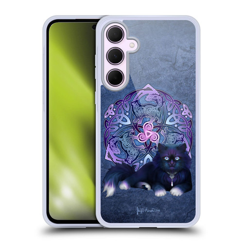 Brigid Ashwood Celtic Black Cat Soft Gel Case for Samsung Galaxy A35 5G