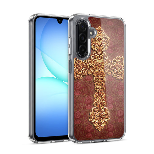 Brigid Ashwood Crosses Nouveau Soft Gel Case for Samsung Galaxy A17 4G/5G / A18 4G