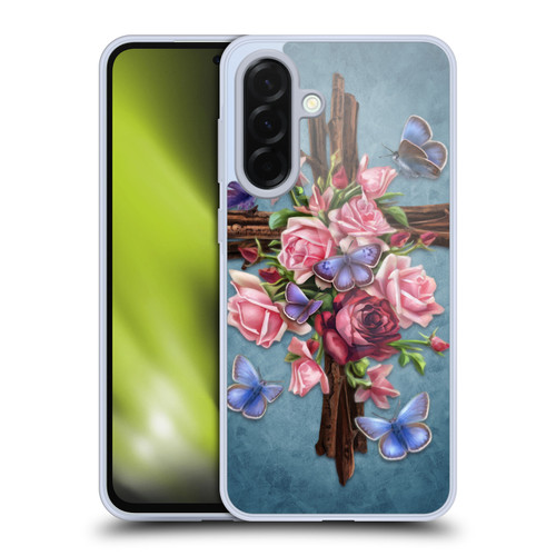 Brigid Ashwood Crosses Flower Soft Gel Case for Samsung Galaxy A36 5G