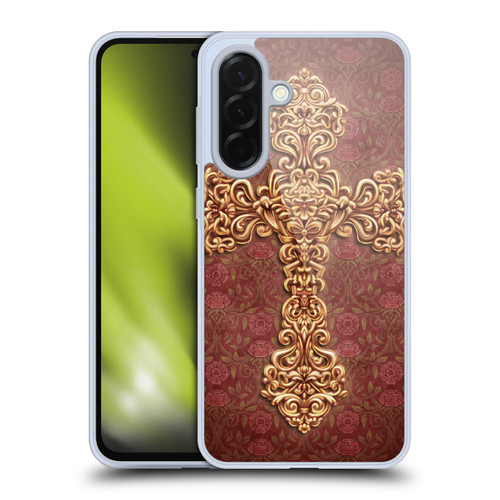 Brigid Ashwood Crosses Nouveau Soft Gel Case for Samsung Galaxy A36 5G