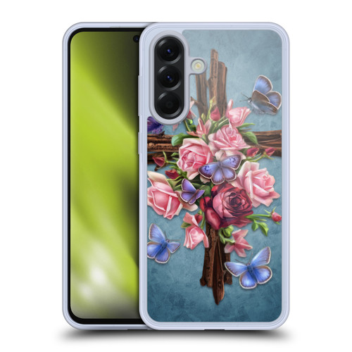 Brigid Ashwood Crosses Flower Soft Gel Case for Samsung Galaxy A56 5G