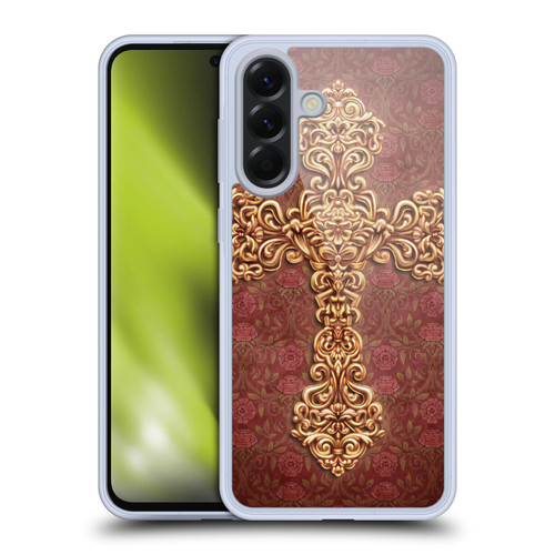 Brigid Ashwood Crosses Nouveau Soft Gel Case for Samsung Galaxy A56 5G
