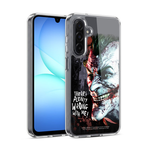 Batman Arkham City Graphics Joker Wrong With Me Soft Gel Case for Samsung Galaxy A17 4G / 5G