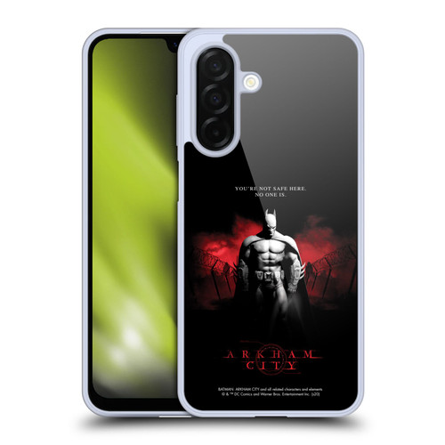 Batman Arkham City Graphics Batman Not Safe Here Soft Gel Case for Samsung Galaxy A26 5G