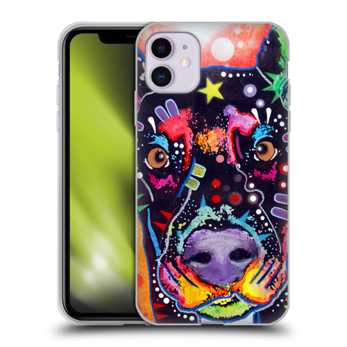 Dean Russo Dogs 3 Doberman Soft Gel Case for Apple iPhone 11