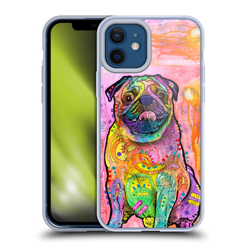 Dean Russo Dogs 3 Pug Soft Gel Case for Apple iPhone 12 / iPhone 12 Pro