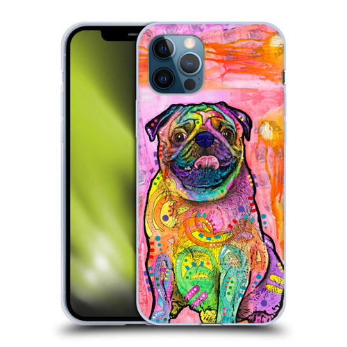 Dean Russo Dogs 3 Pug Soft Gel Case for Apple iPhone 12 / iPhone 12 Pro