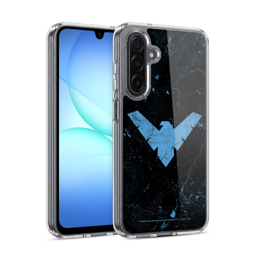 Batman DC Comics Nightwing Logo Grunge Soft Gel Case for Samsung Galaxy A17 4G / 5G