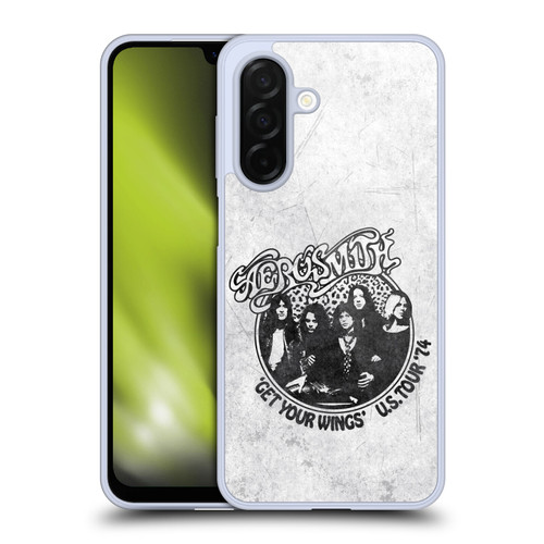 Aerosmith Black And White Get Your Wings US Tour Soft Gel Case for Samsung Galaxy A26 5G
