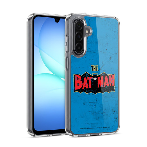 Batman DC Comics Vintage Fashion Distressed Look Logo Soft Gel Case for Samsung Galaxy A17 4G / 5G