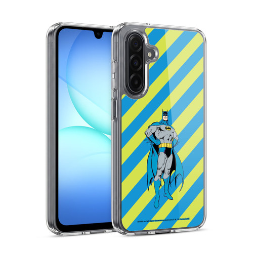 Batman DC Comics Vintage Fashion Stripes Soft Gel Case for Samsung Galaxy A17 4G / 5G