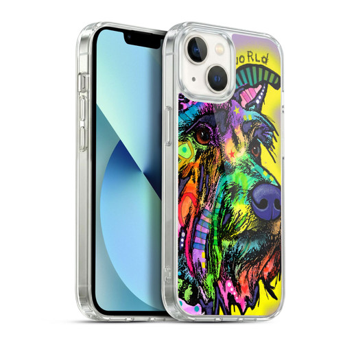 Dean Russo Dogs 3 My Schnauzer Soft Gel Case for Apple iPhone 13