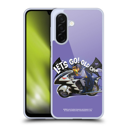 Batman TV Series Character Art Batcycle Let's Go Soft Gel Case for Samsung Galaxy A26 5G