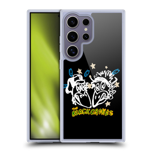 The Black Crowes Graphics Heads Soft Gel Case for Samsung Galaxy S25 Ultra & MagSafe