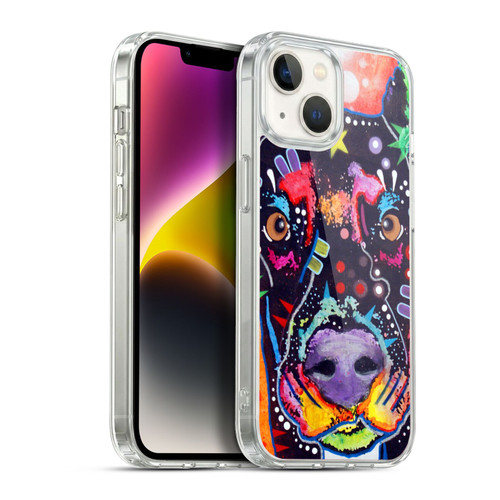 Dean Russo Dogs 3 Doberman Soft Gel Case for Apple iPhone 14