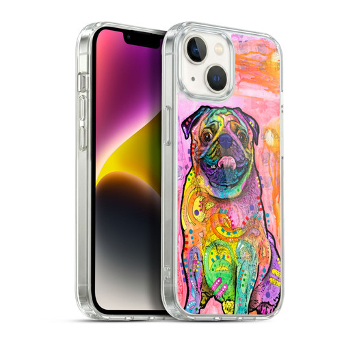 Dean Russo Dogs 3 Pug Soft Gel Case for Apple iPhone 14