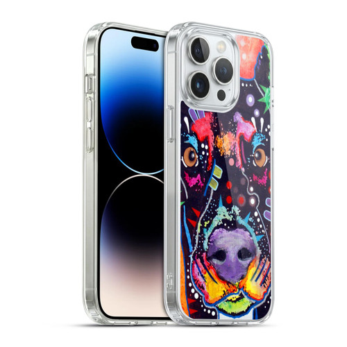 Dean Russo Dogs 3 Doberman Soft Gel Case for Apple iPhone 14 Pro Max