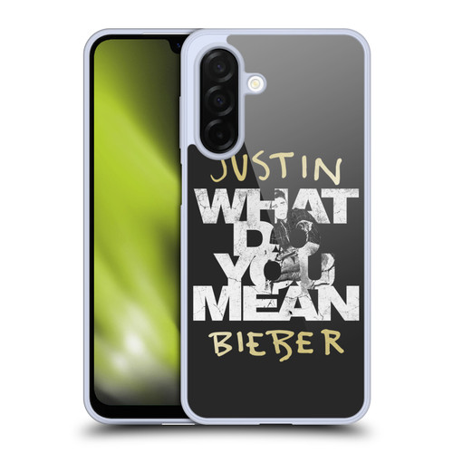 Justin Bieber Purpose B&w What Do You Mean Typography Soft Gel Case for Samsung Galaxy A26 5G