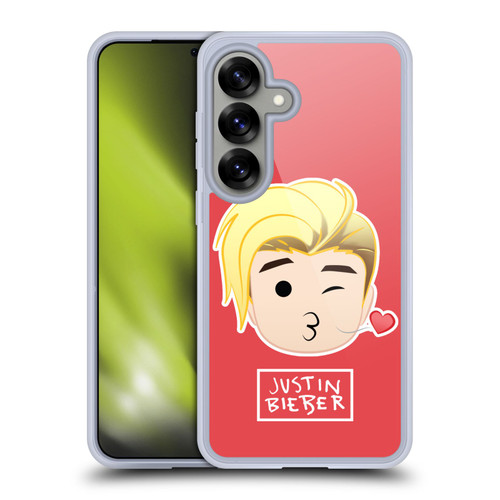 Justin Bieber Justmojis Kiss Soft Gel Case for Samsung Galaxy S25 & MagSafe