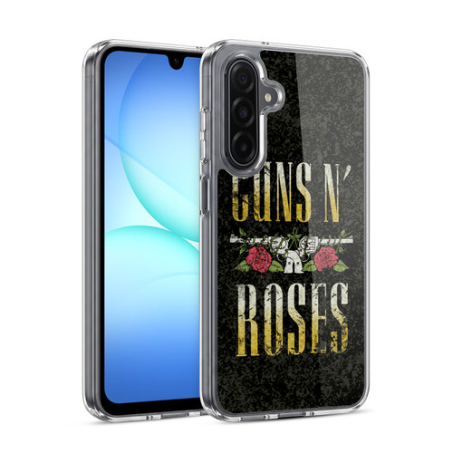 Guns N' Roses Key Art Text Logo Pistol Soft Gel Case for Samsung Galaxy A17 4G / 5G
