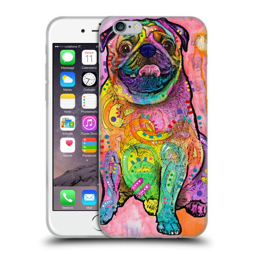 Dean Russo Dogs 3 Pug Soft Gel Case for Apple iPhone 6 / iPhone 6s