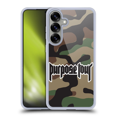 Justin Bieber Tour Merchandise Camouflage Soft Gel Case for Samsung Galaxy S25+ & MagSafe