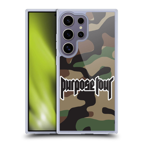 Justin Bieber Tour Merchandise Camouflage Soft Gel Case for Samsung Galaxy S25 Ultra & MagSafe