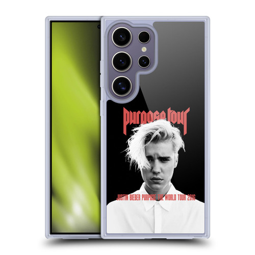 Justin Bieber Tour Merchandise Purpose Poster Soft Gel Case for Samsung Galaxy S25 Ultra & MagSafe