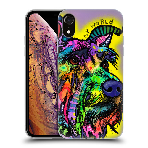 Dean Russo Dogs 3 My Schnauzer Soft Gel Case for Apple iPhone XR