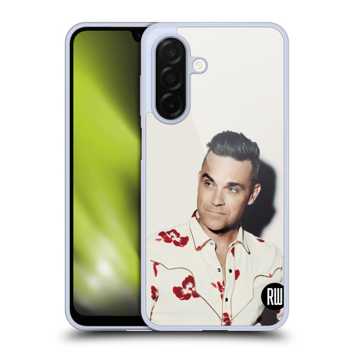 Robbie Williams Calendar Floral Shirt Soft Gel Case for Samsung Galaxy A26 5G