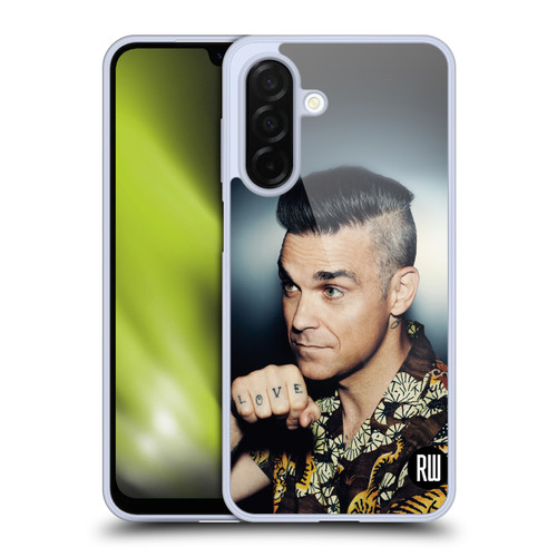 Robbie Williams Calendar Love Tattoo Soft Gel Case for Samsung Galaxy A26 5G