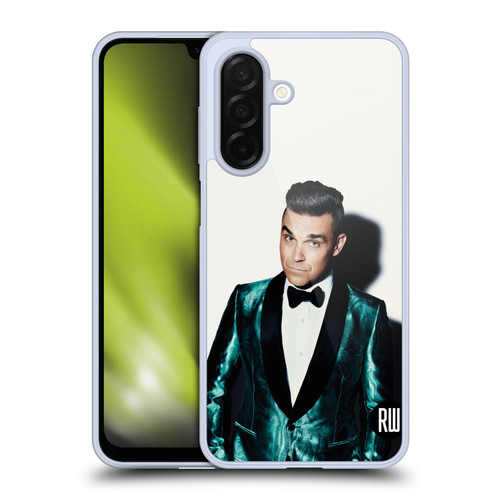Robbie Williams Calendar White Background Soft Gel Case for Samsung Galaxy A26 5G