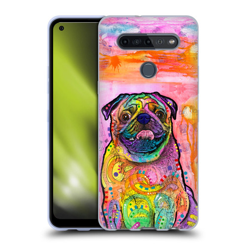 Dean Russo Dogs 3 Pug Soft Gel Case for LG K51S