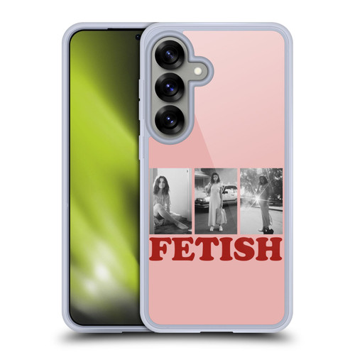 Selena Gomez Fetish Black & White Album Photos Soft Gel Case for Samsung Galaxy S25 & MagSafe