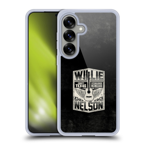 Willie Nelson Grunge Flying Guitar Soft Gel Case for Samsung Galaxy S25 & MagSafe