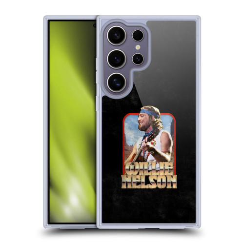 Willie Nelson Grunge Vintage Soft Gel Case for Samsung Galaxy S25 Ultra & MagSafe