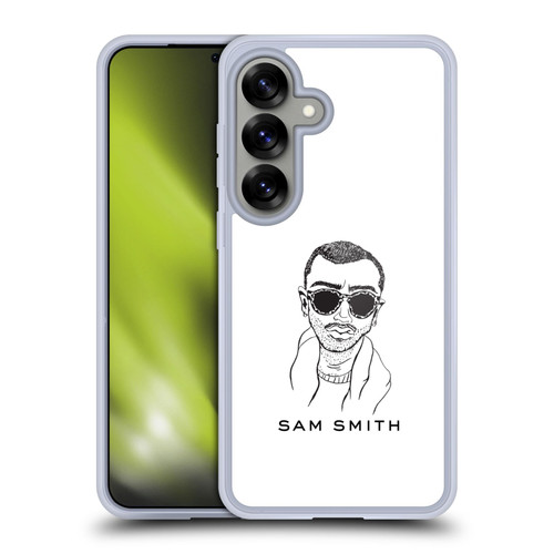 Sam Smith Art Illustration Soft Gel Case for Samsung Galaxy S25 & MagSafe