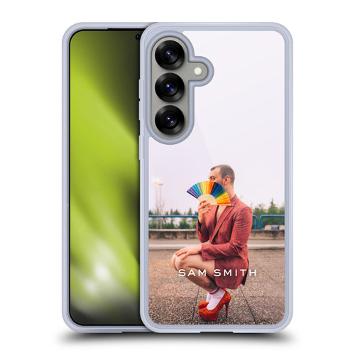 Sam Smith Art Rainbow Fan Soft Gel Case for Samsung Galaxy S25 & MagSafe