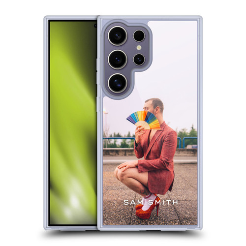 Sam Smith Art Rainbow Fan Soft Gel Case for Samsung Galaxy S25 Ultra & MagSafe
