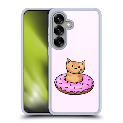 Beth Wilson Doodlecats Donut Soft Gel Case for Samsung Galaxy S25 & MagSafe